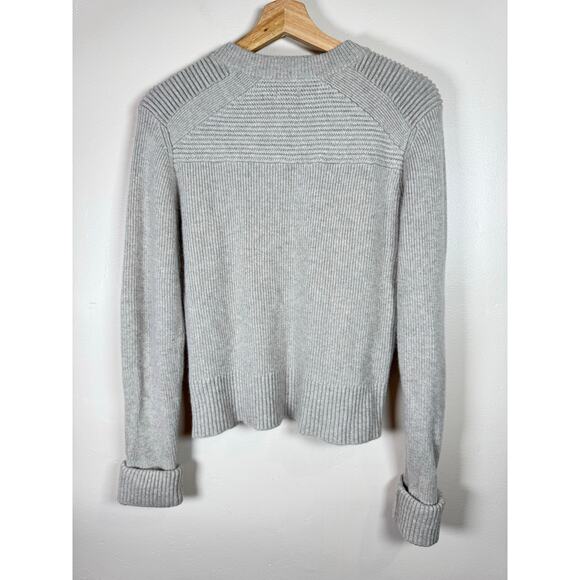 Faherty Womens Sweater Wool Cashmere Blend Knit Large Buttons Academia preppy - Picture 6 of 7